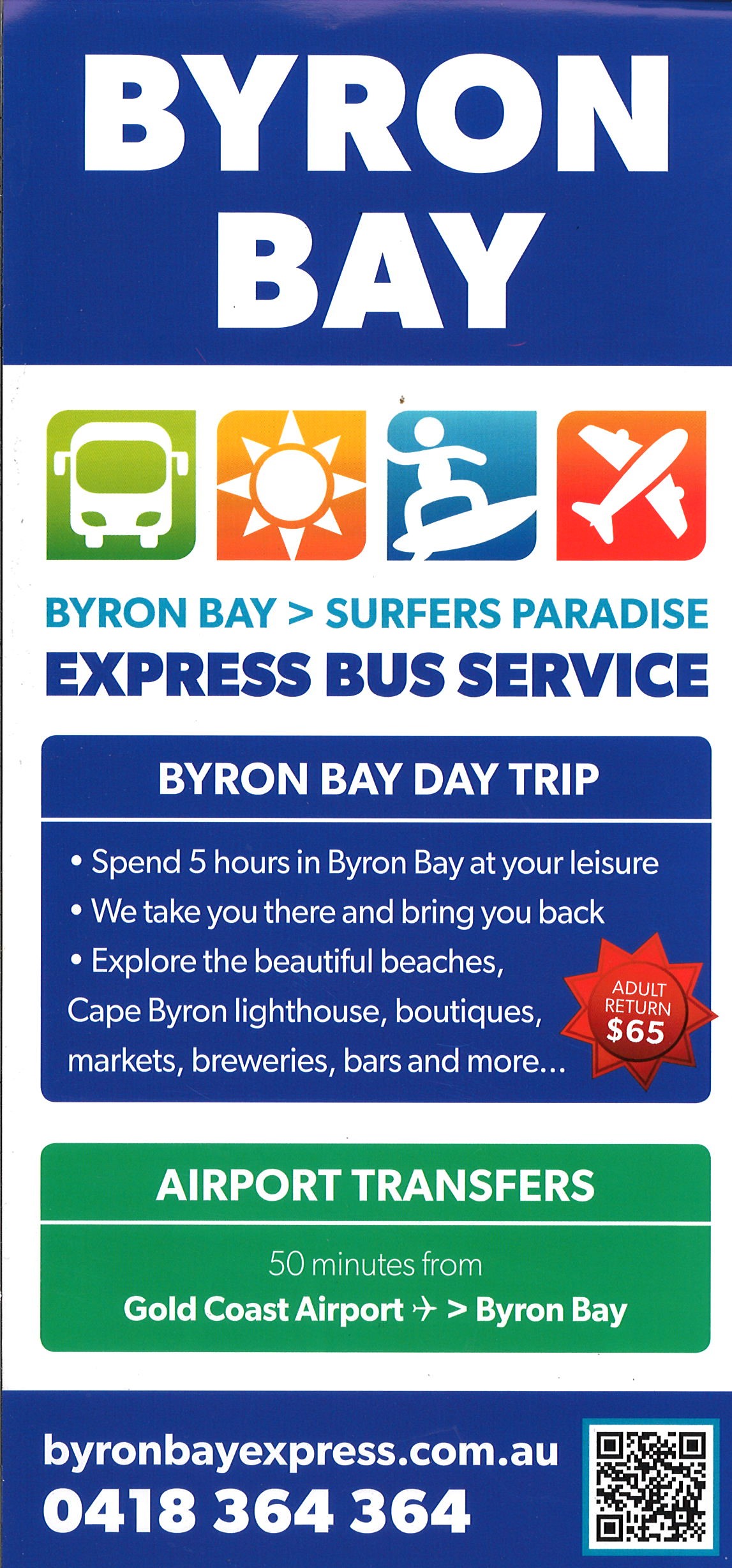 Byron Bay Express Surfers Paradise Brochure Service