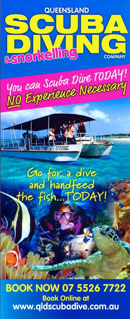 Qld Scuba Dive Dl Surfers Paradise Brochure Service