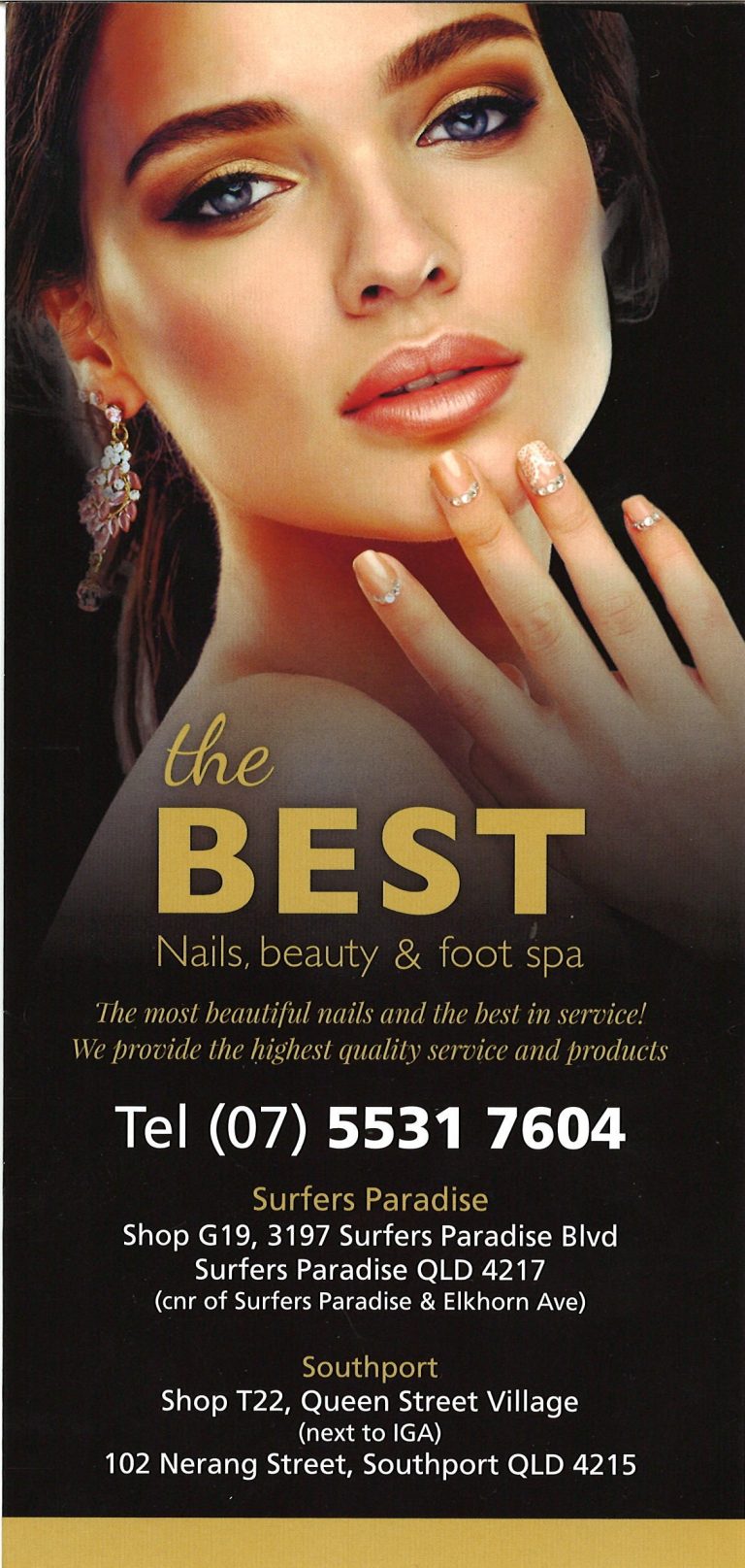 The Best Nail, Beauty & Foot Spa Surfers Paradise Brochure Service