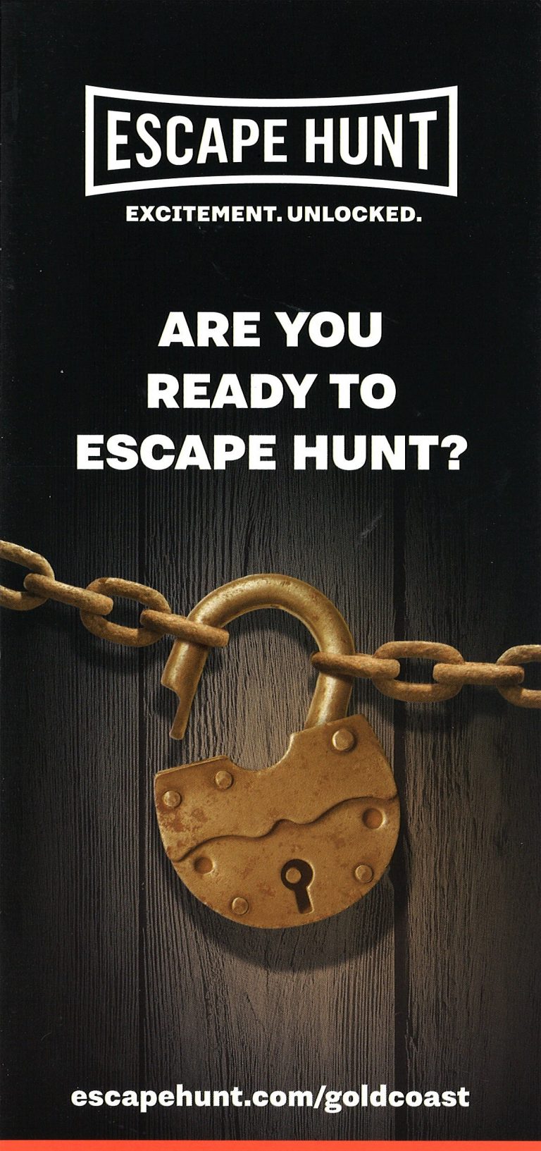 The Escape Hunt DL Surfers Paradise Brochure Service