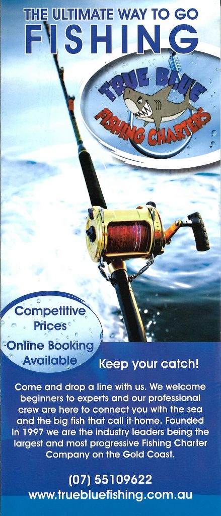 True Blue Fishing Charters | Surfers Paradise Brochure Service