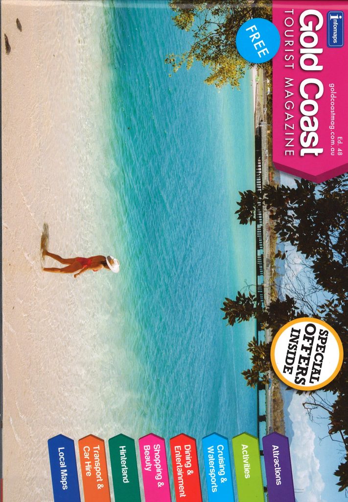 Gold Coast Tourist Magazine Surfers Paradise Brochure Service