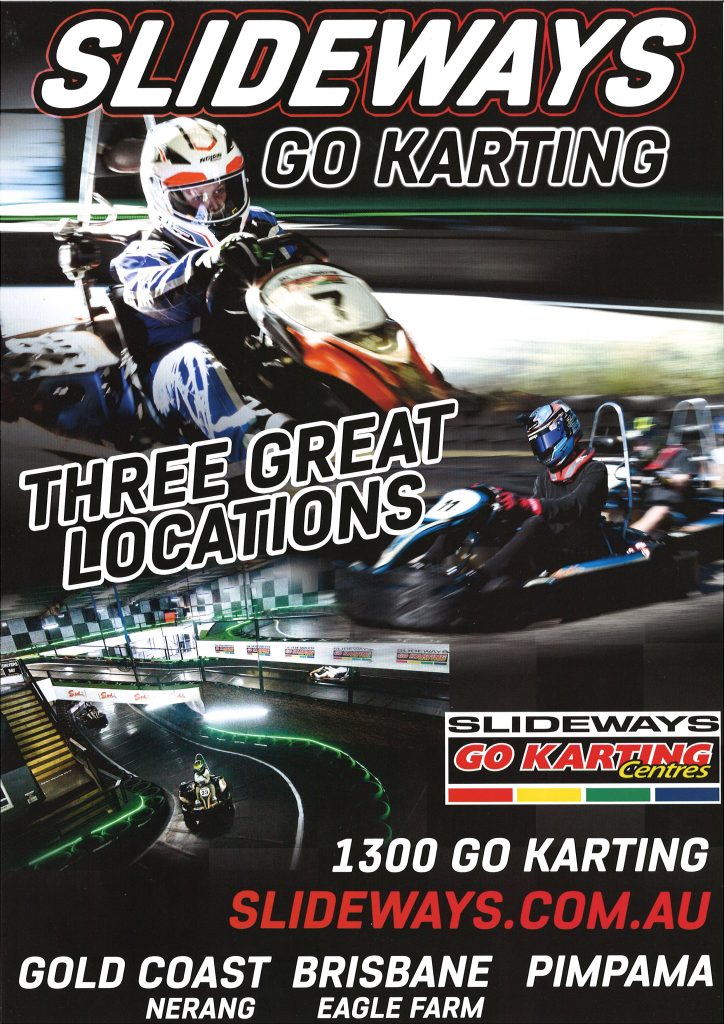 Slideways Go Karting A4 Surfers Paradise Brochure Service